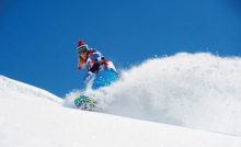 snowboarding